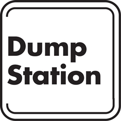 12"w x 12"h Aluminum Sign "Dump Station"
