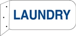 9"w x 4"h Aluminum Sign "Laundry"