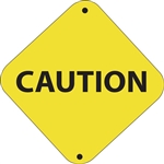 12"w x 12"h Aluminum Trail Marker Sign "Caution"