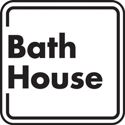 12"w x 12"h Aluminum Sign "Bath House"