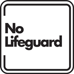 12"w x 12"h Aluminum Sign "No Lifeguard"