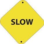 12"w x 12"h Aluminum Trail Marker Sign "Slow"